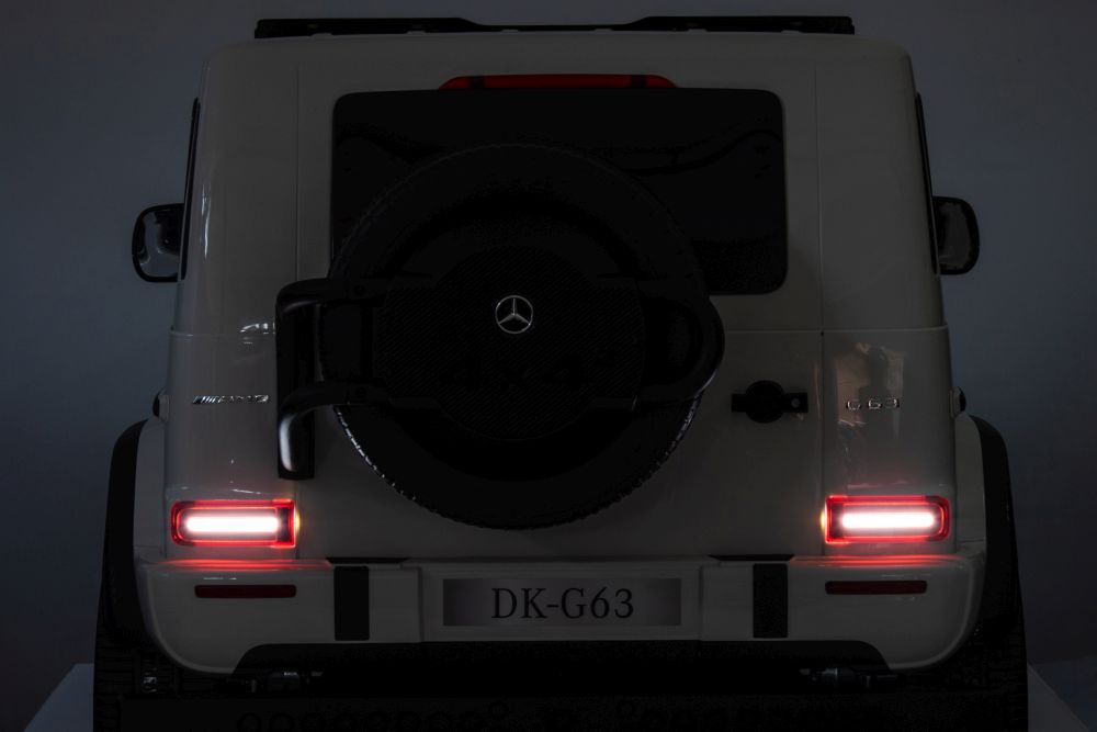 Divvietīgs bērnu elektromobilis Mercedes G63 XXL 4x4 White