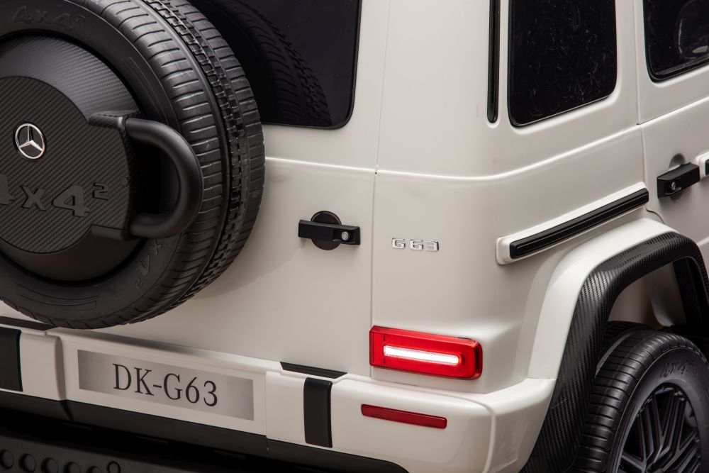 Divvietīgs bērnu elektromobilis Mercedes G63 XXL 4x4 White