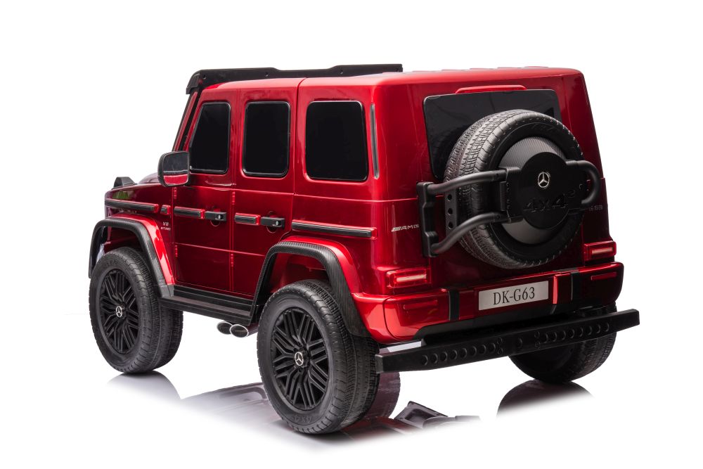 Divvietīgs bērnu elektromobilis Mercedes G63 XXL Red 24V