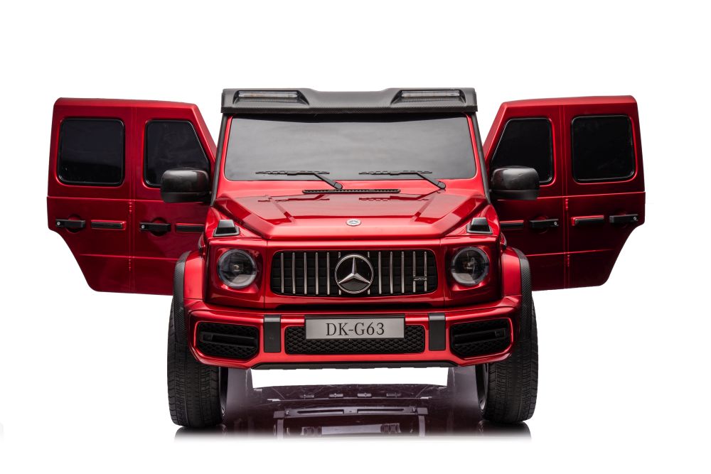 Divvietīgs bērnu elektromobilis Mercedes G63 XXL Red 24V