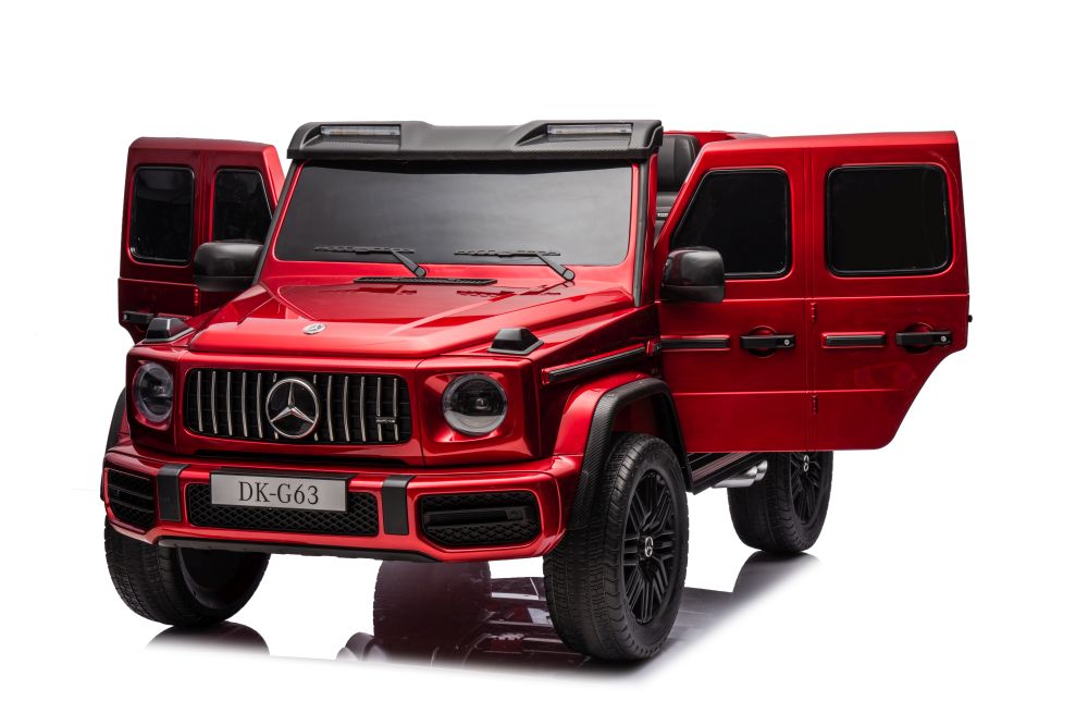 Divvietīgs bērnu elektromobilis Mercedes G63 XXL Red 24V