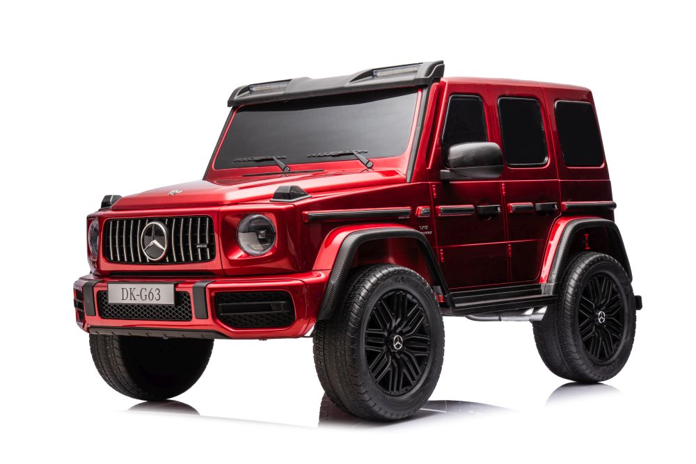 Divvietīgs bērnu elektromobilis Mercedes G63 XXL Red 24V