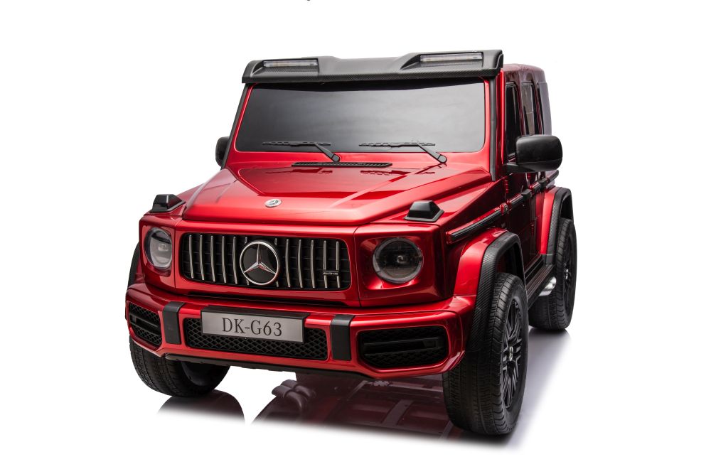 Divvietīgs bērnu elektromobilis Mercedes G63 XXL Red 24V