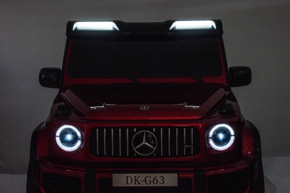 Divvietīgs bērnu elektromobilis Mercedes G63 XXL Red 24V