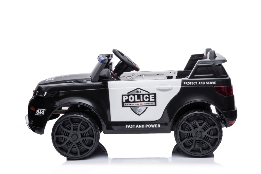 Divvietīgs bērnu elektromobilis Police BBH-021 Black