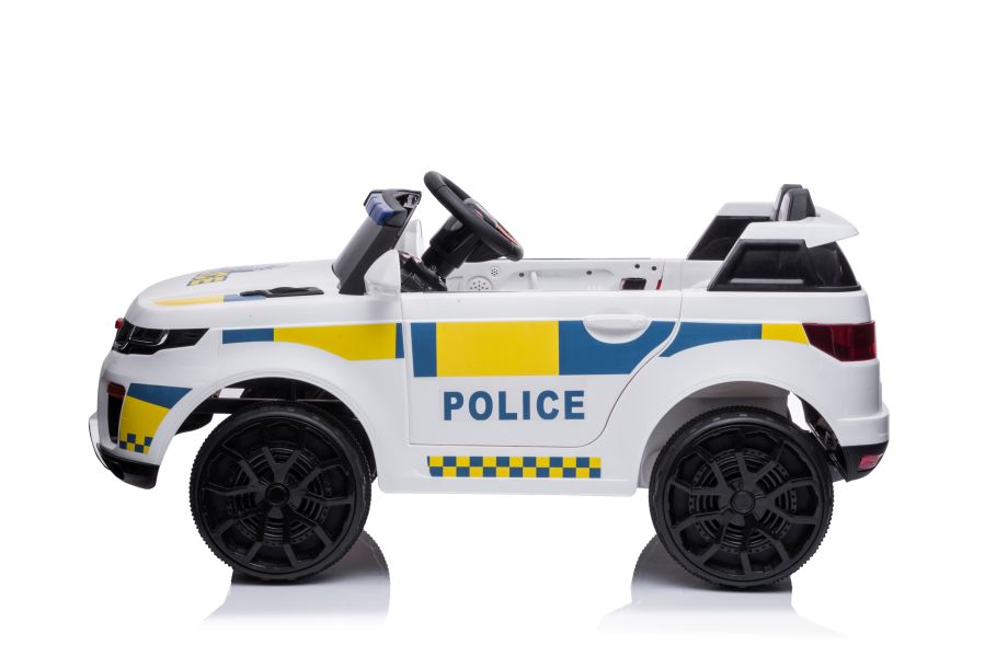 Divvietīgs bērnu elektromobilis Police BBH-021 White