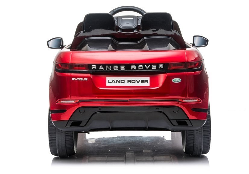 Divvietīgs bērnu elektromobilis Range Rover Evoque Red Painted