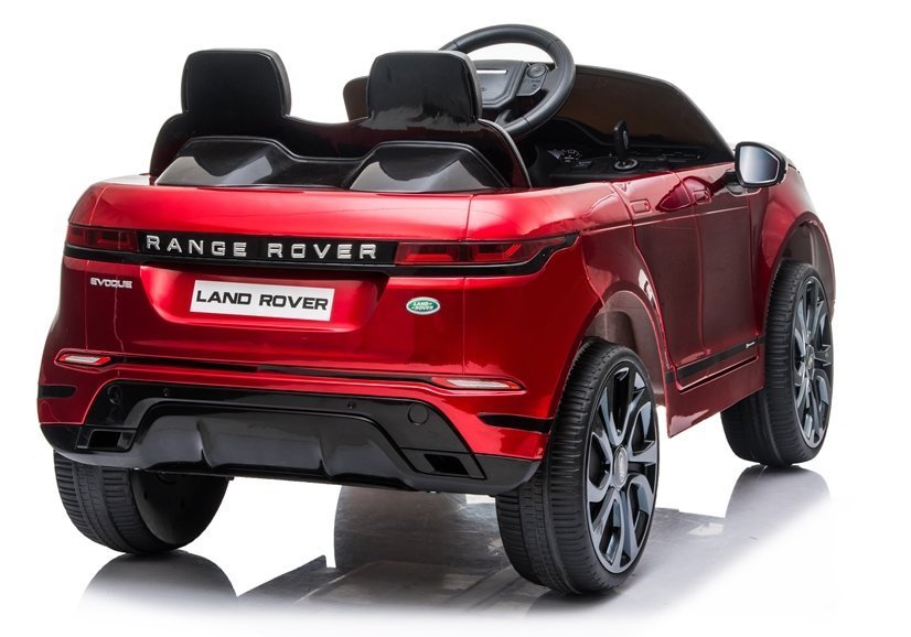 Divvietīgs bērnu elektromobilis Range Rover Evoque Red Painted