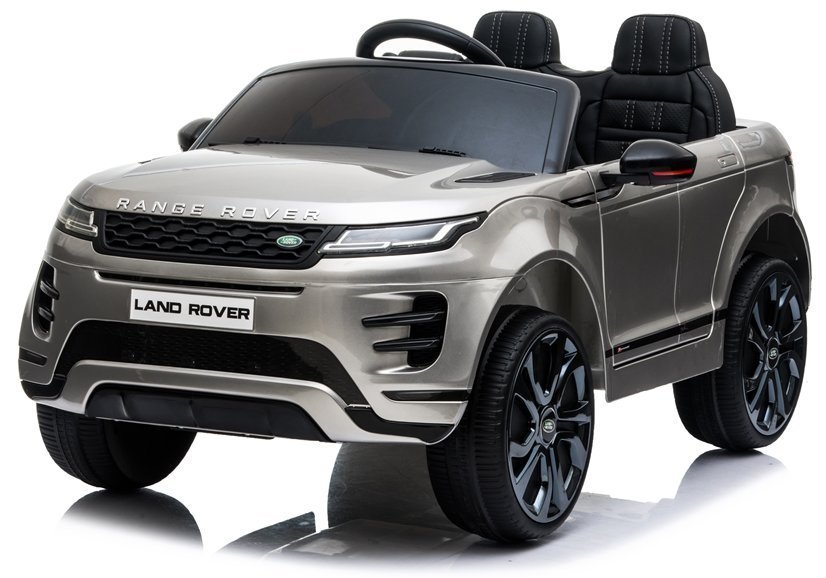 Divvietīgs bērnu elektromobilis Range Rover Evoque Silver Painted