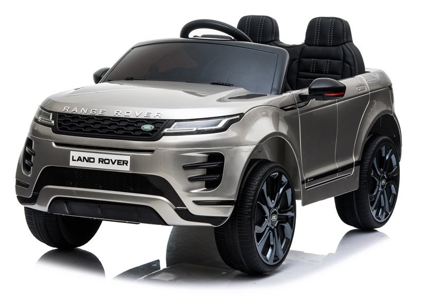 Divvietīgs bērnu elektromobilis Range Rover Evoque Silver Painted