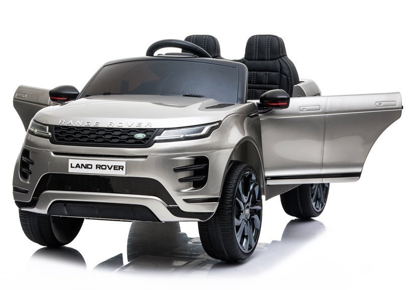 Divvietīgs bērnu elektromobilis Range Rover Evoque Silver Painted