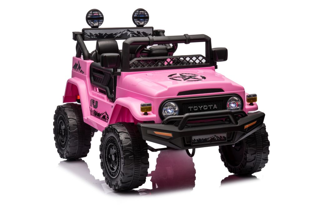 Двухместный детский электромобиль Toyota FJ Pink