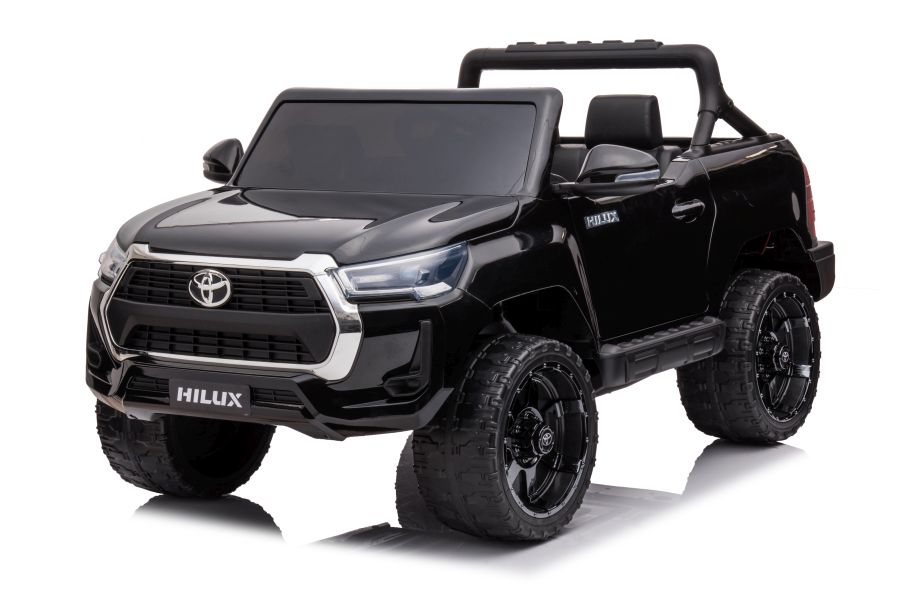 Divvietīgs bērnu elektromobilis Toyota Hilux DK-HL860 Black