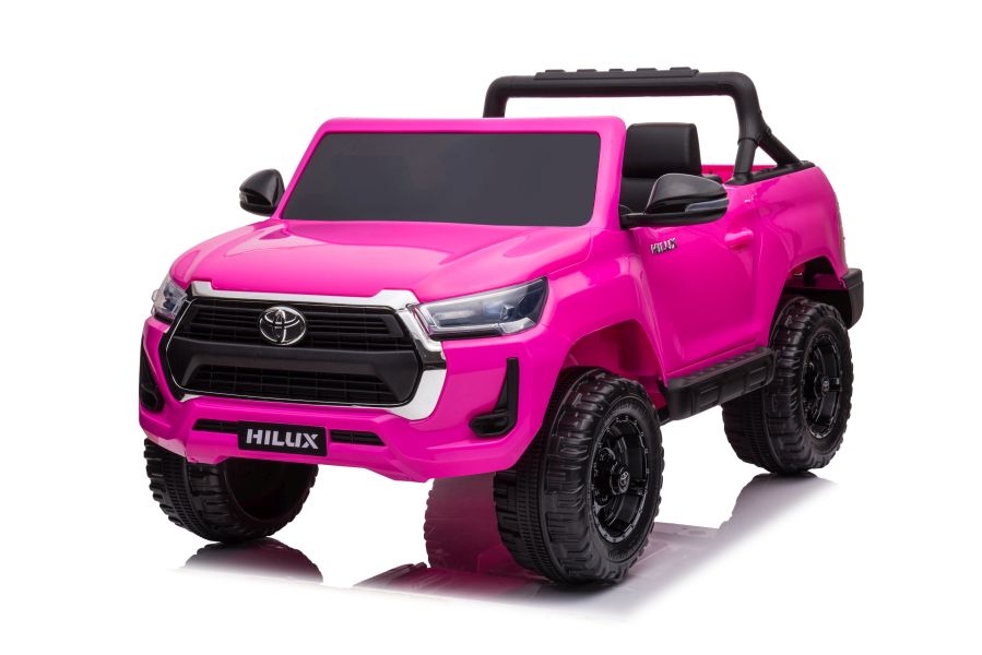 Divvietīgs bērnu elektromobilis Toyota Hilux DK-HL860 Pink