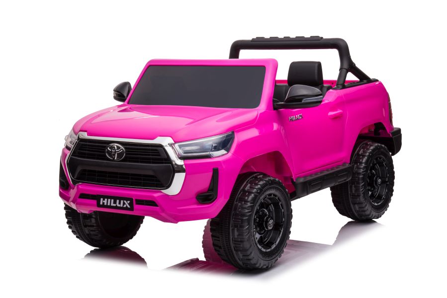 Divvietīgs bērnu elektromobilis Toyota Hilux DK-HL860 Pink