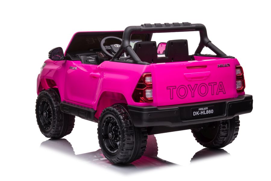 Divvietīgs bērnu elektromobilis Toyota Hilux DK-HL860 Pink