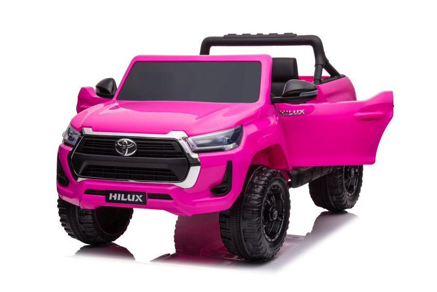 Divvietīgs bērnu elektromobilis Toyota Hilux DK-HL860 Pink