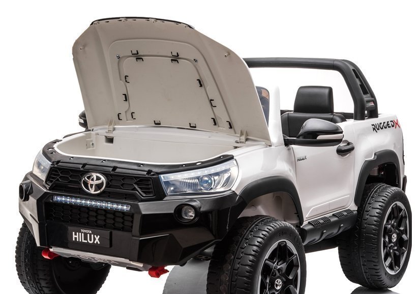 Двухместный детский электромобиль Toyota Hilux White