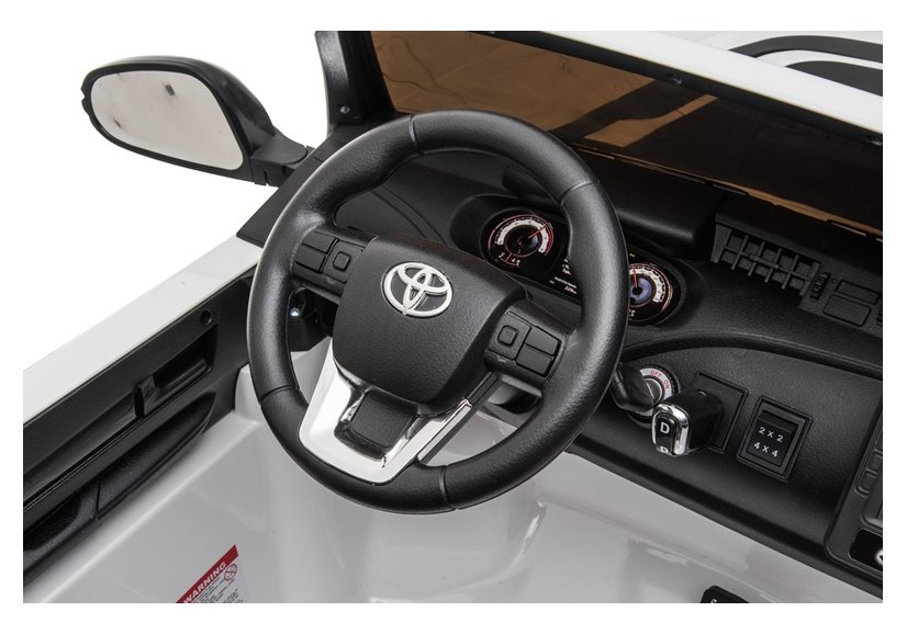 Двухместный детский электромобиль Toyota Hilux White