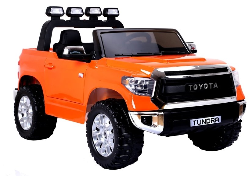 Divvietīgs bērnu elektromobilis Toyota Tundra Orange