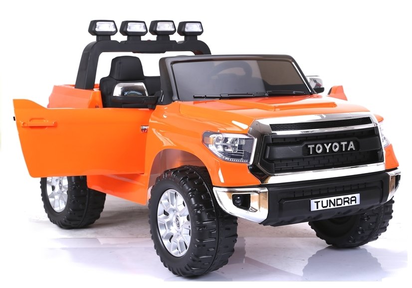 Divvietīgs bērnu elektromobilis Toyota Tundra Orange