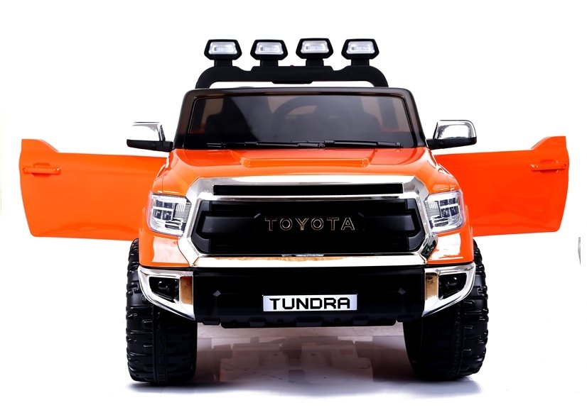 Divvietīgs bērnu elektromobilis Toyota Tundra Orange