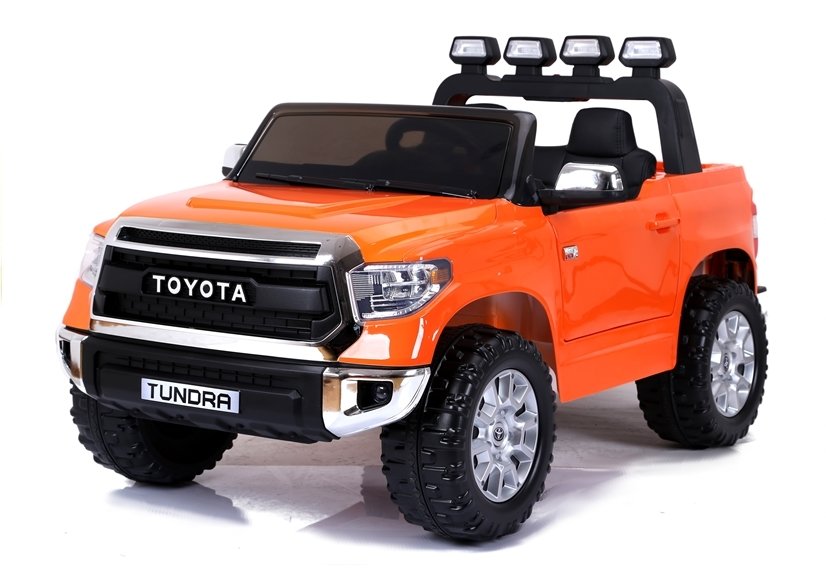 Divvietīgs bērnu elektromobilis Toyota Tundra Orange