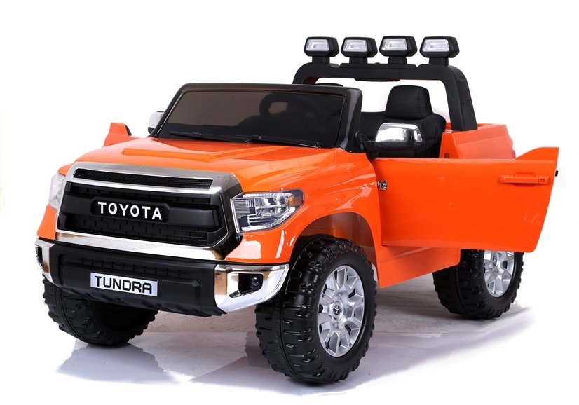 Divvietīgs bērnu elektromobilis Toyota Tundra Orange