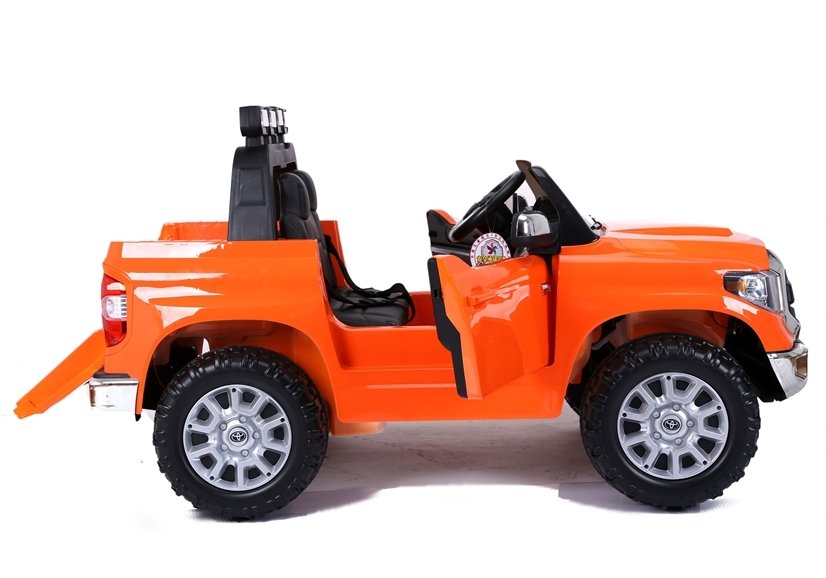 Divvietīgs bērnu elektromobilis Toyota Tundra Orange