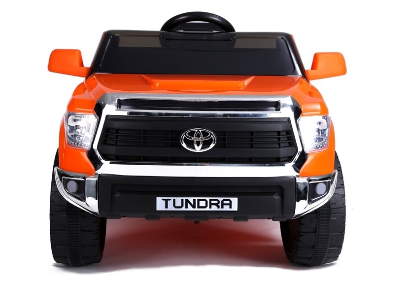 Divvietīgs bērnu elektromobilis Toyota Tundra Orange Painted