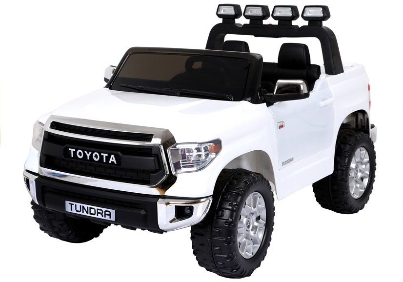 Divvietīgs bērnu elektromobilis Toyota Tundra White