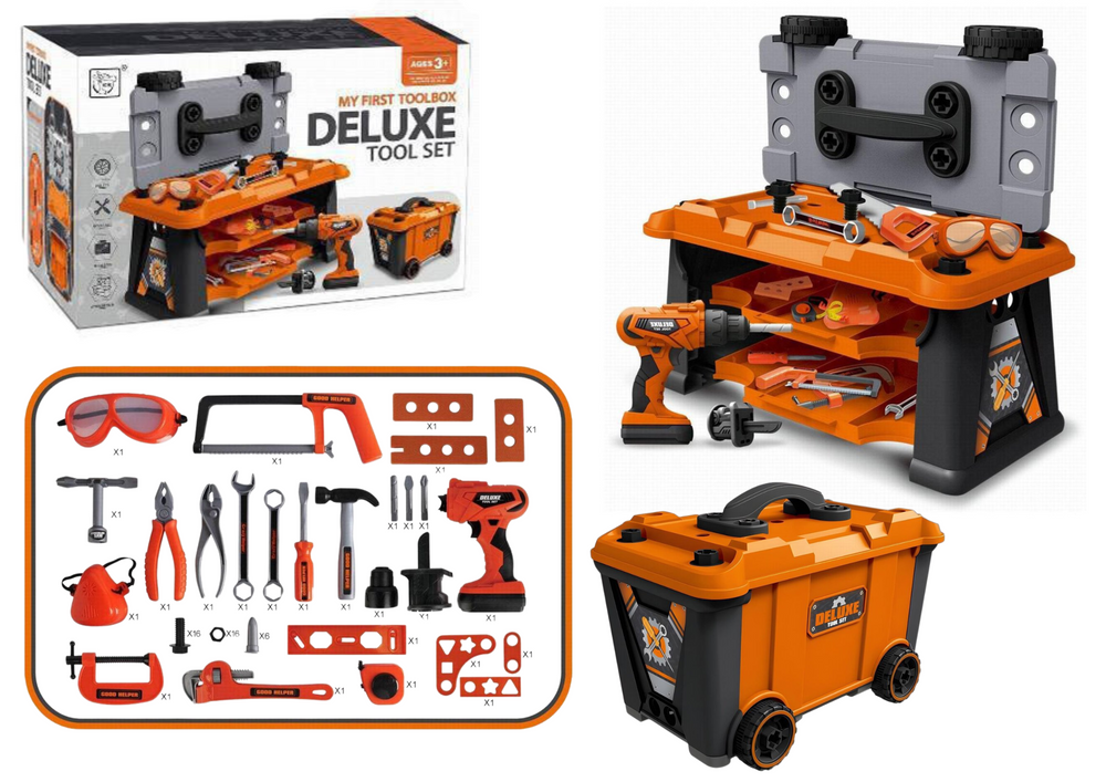 DIY Kit Tool Box Battery Powered Drill