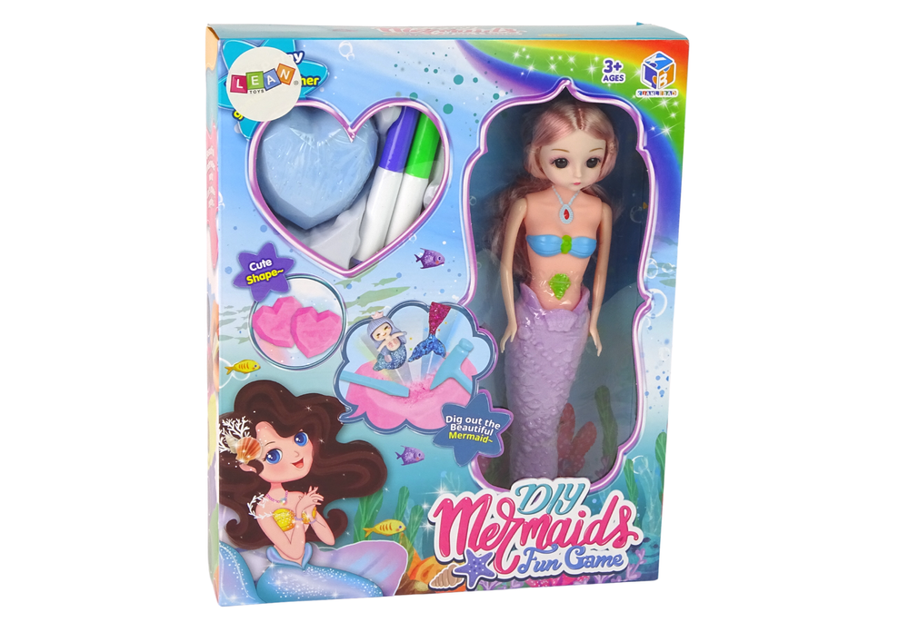 DIY Mermaid Purple Treasures Excavation Kit