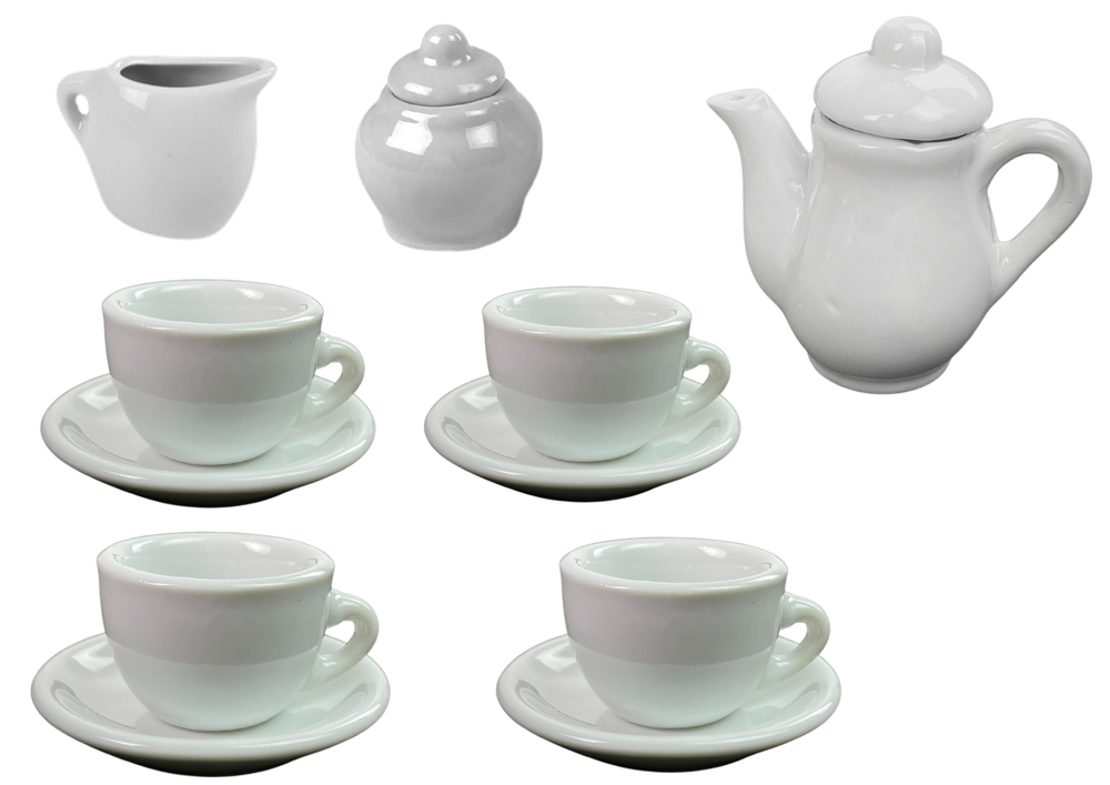 DIY Paint Porcelain Tea Set