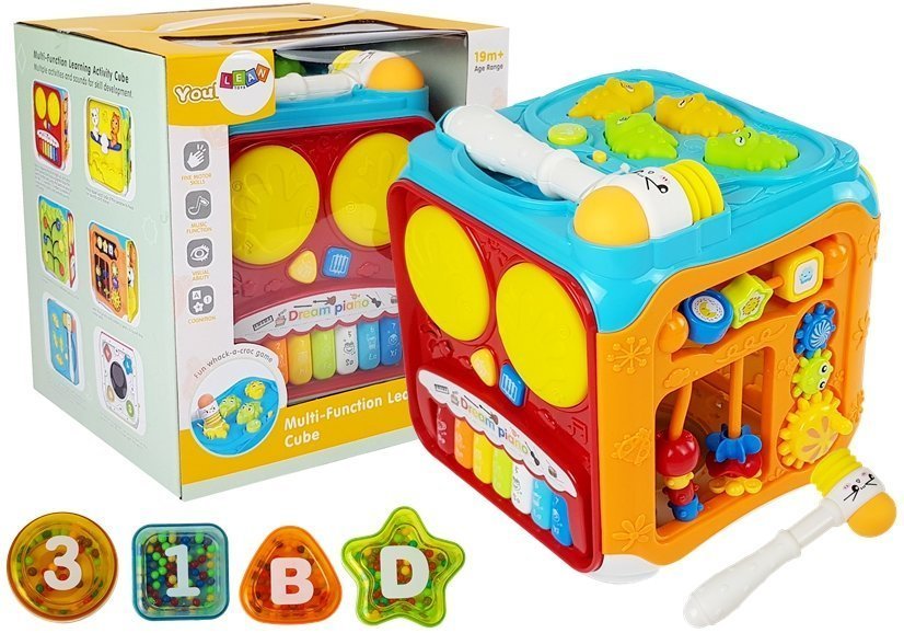 Educational Cube Sorter For Babies Sound Light