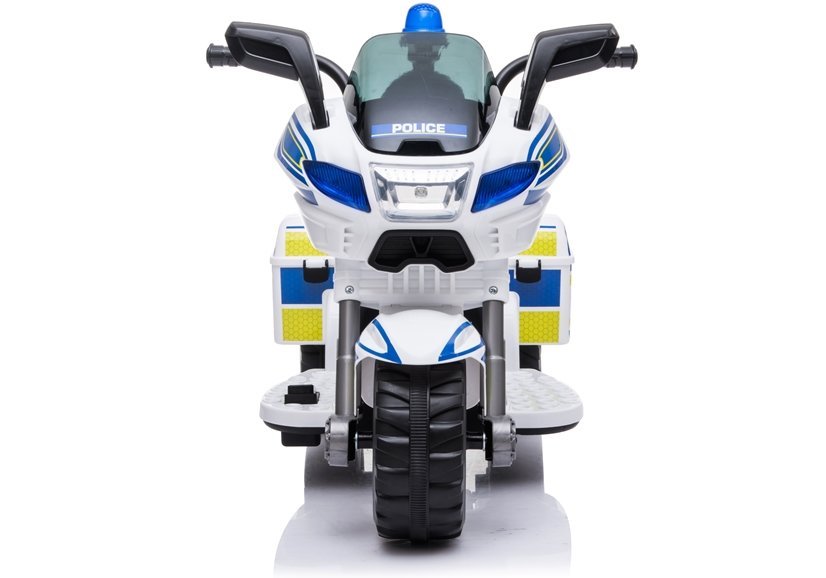 Electric Ride-On Police Motorbike TR1912 White