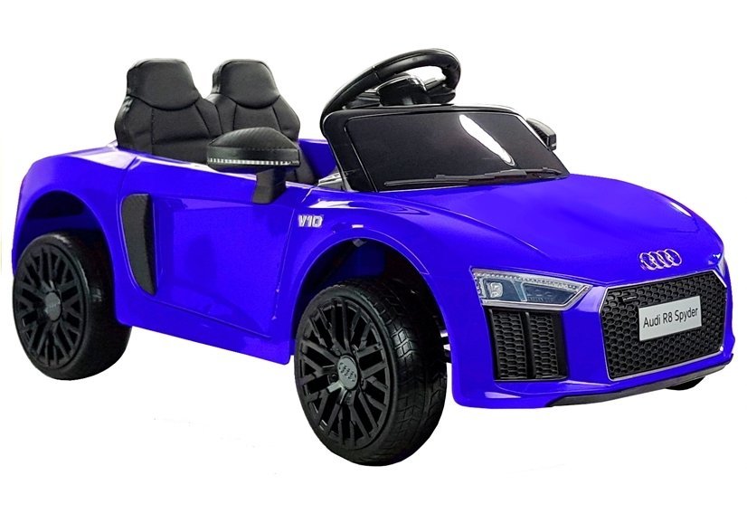 Elektriskā sporta automašīna bērniem Audi R8 Spyder Blue