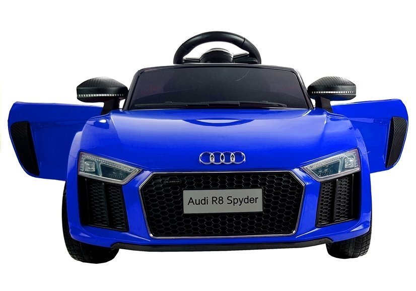 Elektriskā sporta automašīna bērniem Audi R8 Spyder Blue