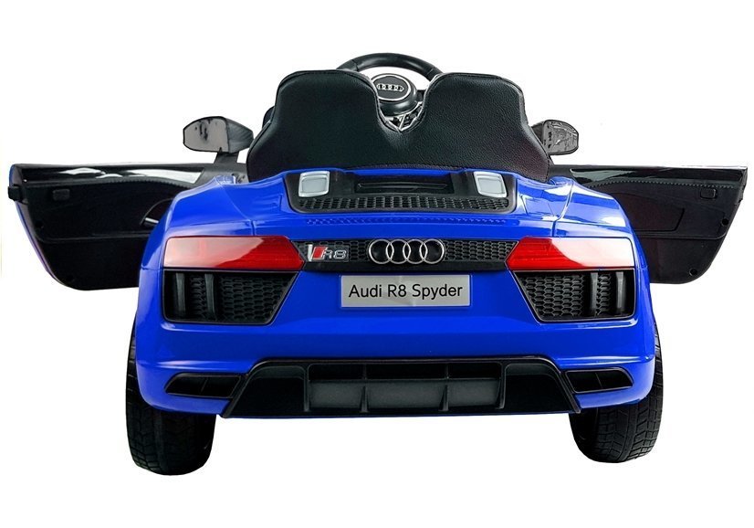 Elektriskā sporta automašīna bērniem Audi R8 Spyder Blue