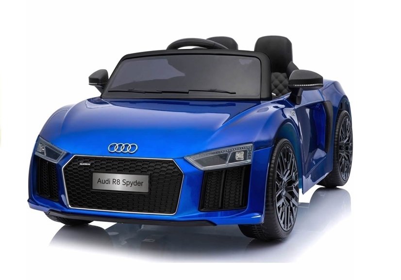 Elektriskā sporta automašīna bērniem Audi R8 Spyder Blue