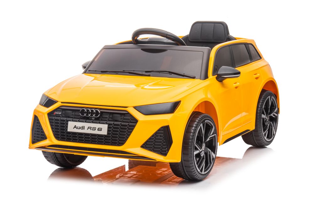 Elektriskā sporta automašīna bērniem Audi RS6 BRD-2118 Yellow