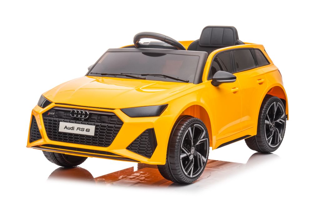 Elektriskā sporta automašīna bērniem Audi RS6 BRD-2118 Yellow