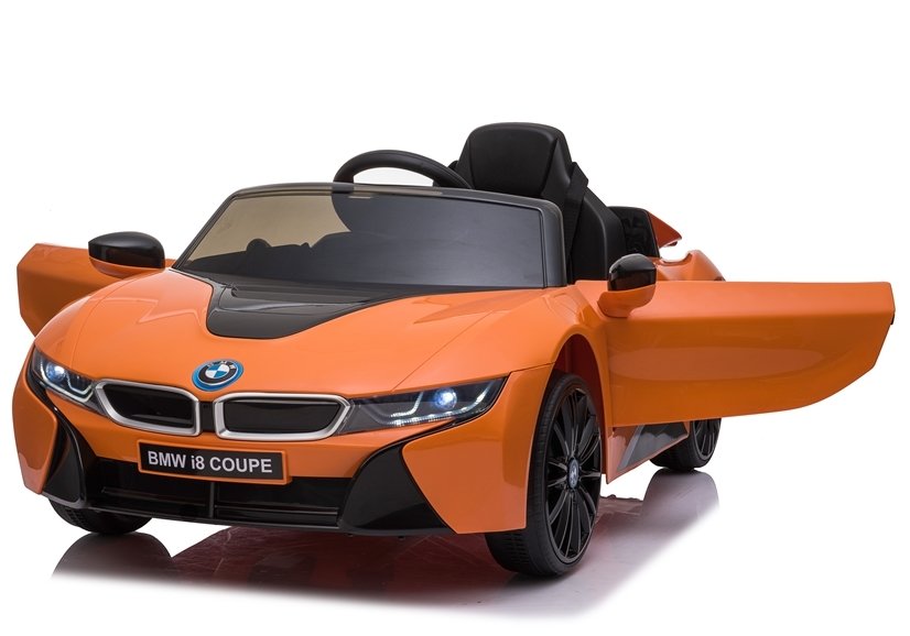 Elektriskā sporta automašīna bērniem BMW I8 JE1001 Orange