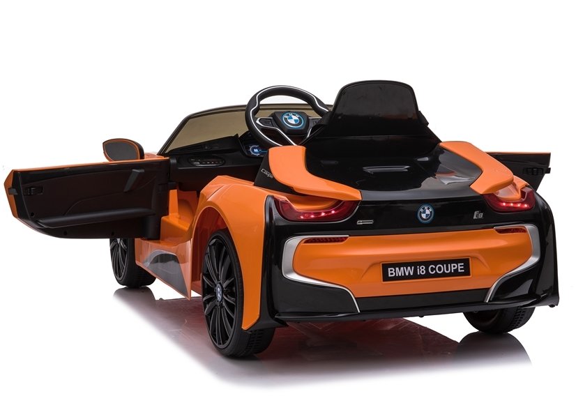 Elektriskā sporta automašīna bērniem BMW I8 JE1001 Orange