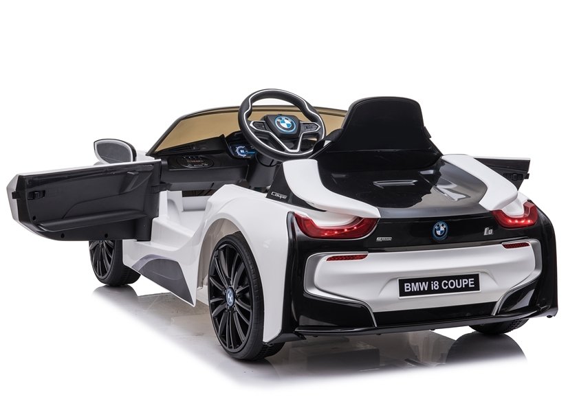 Elektriskā sporta automašīna bērniem BMW I8 JE1001 White