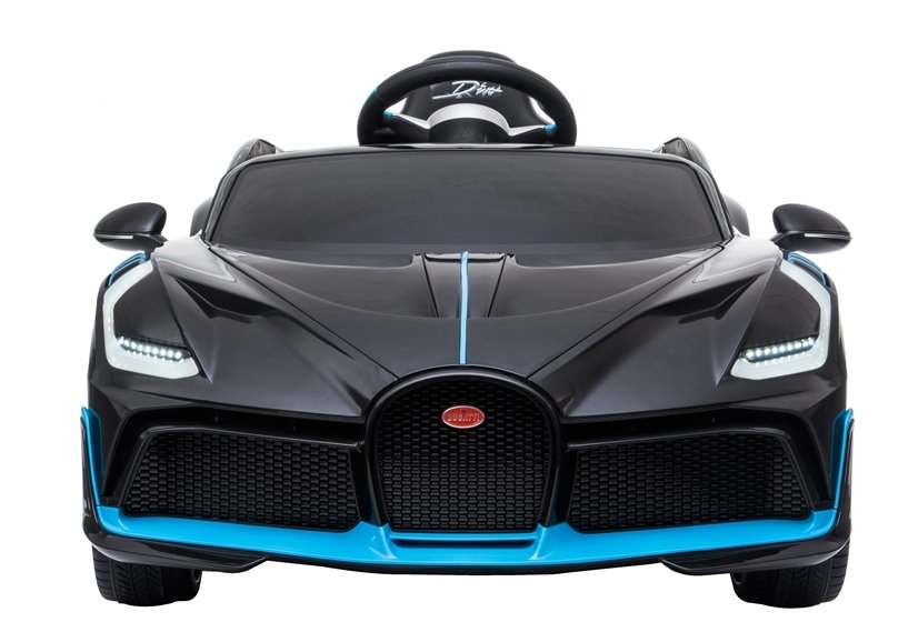 Elektriskā sporta automašīna bērniem Bugatti Divo Black Painted