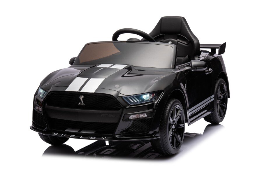 Elektriskā sporta automašīna bērniem Ford Mustang GT500 Shelby Black