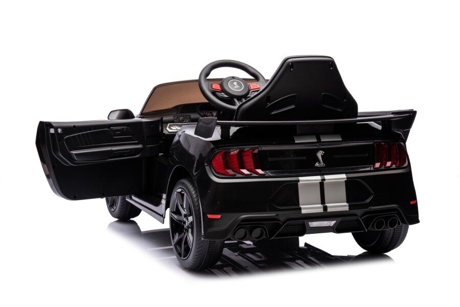 Elektriskā sporta automašīna bērniem Ford Mustang GT500 Shelby Black