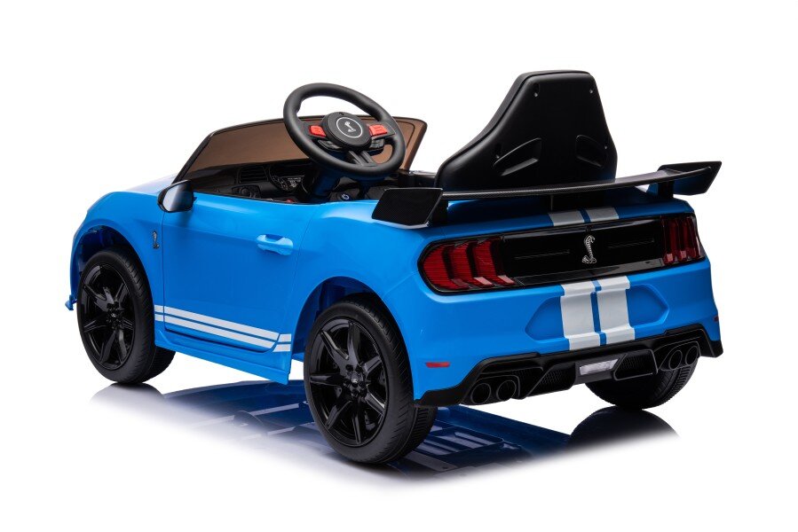 Elektriskā sporta automašīna bērniem Ford Mustang GT500 Shelby Blue