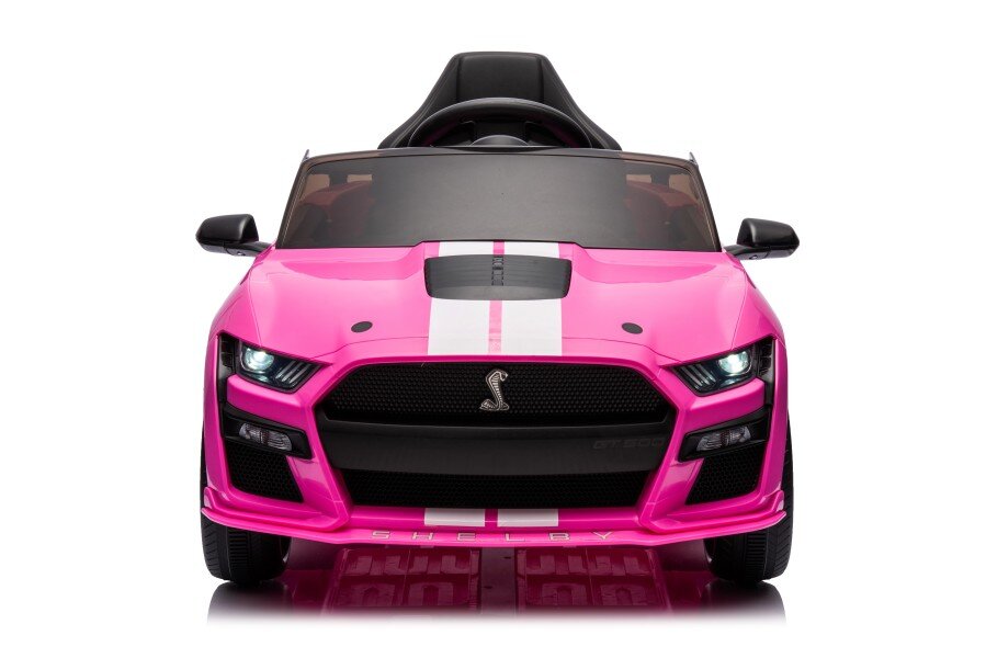 Elektriskā sporta automašīna bērniem Ford Mustang GT500 Shelby Pink